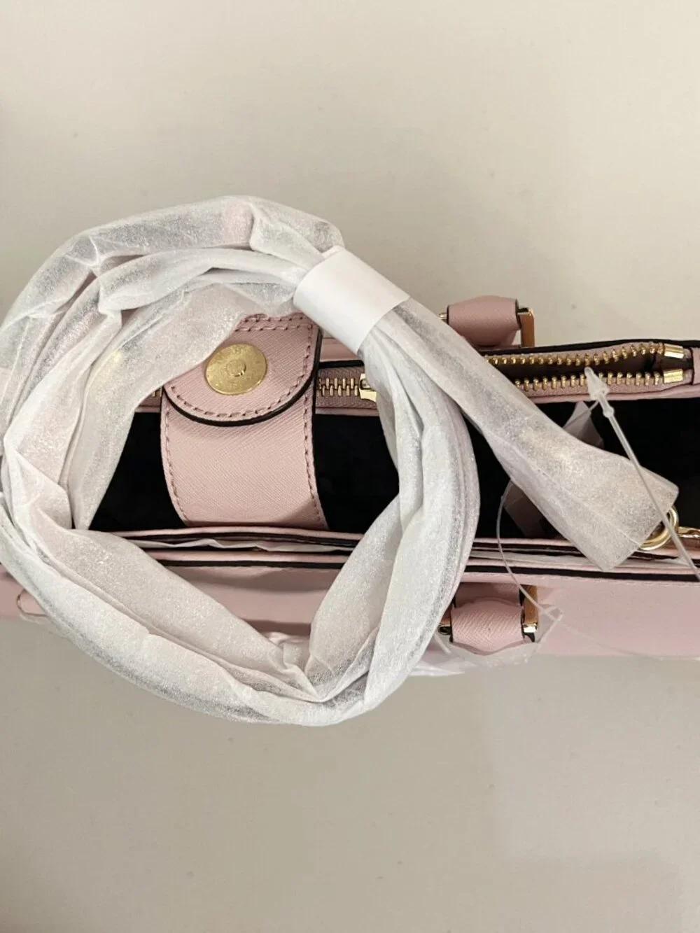 Michael Kors Kellen MD Satchel 35H7GSOT2L Blossom Pink Saffiano Leather